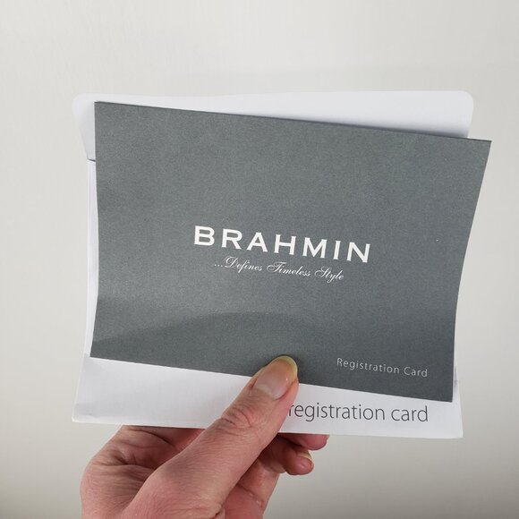 Brahmin Anne Bag Mocha Melbourne Croc Embossed Hobo Purse Handbag - Picture 9 of 9